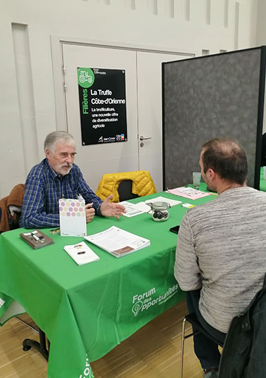 Association Truffe de Bourgogne présente au 2eme forum des opportunités